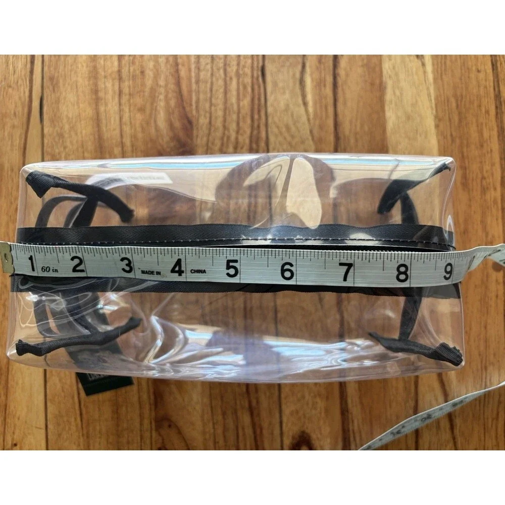 Wild Fables Clear Makeup Bag Black Trim